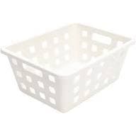 Cesto Organizador Plástico Multiuso Uninjet 16x12,5x6,2cm Gaveta Armário Banheiro Cozinha Lavanderia