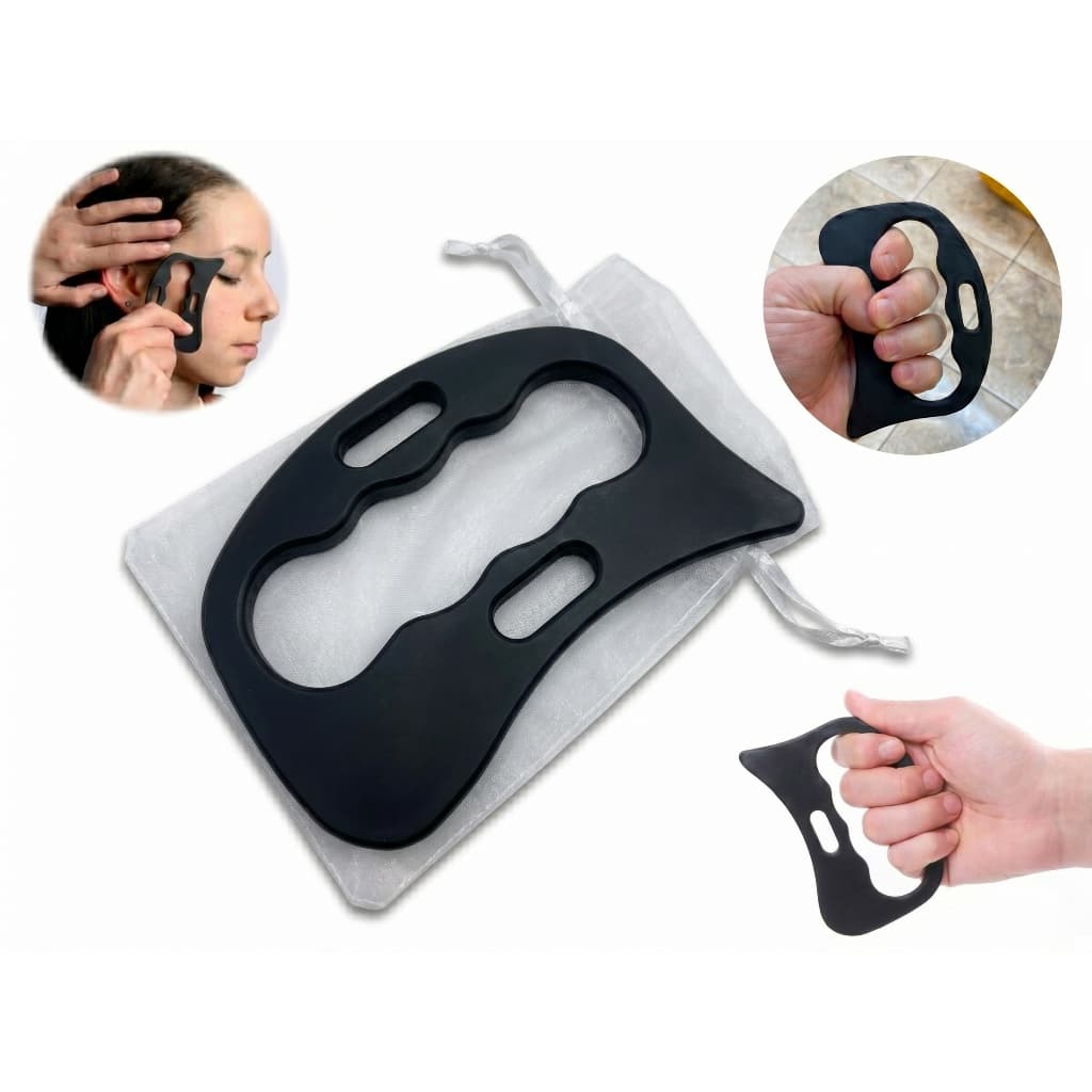 Soqueira Massageador Liberação Miofascial Gua Sha Instrumento Massagem Muscular Drenagem Fisioterapia Pós Treino ABS