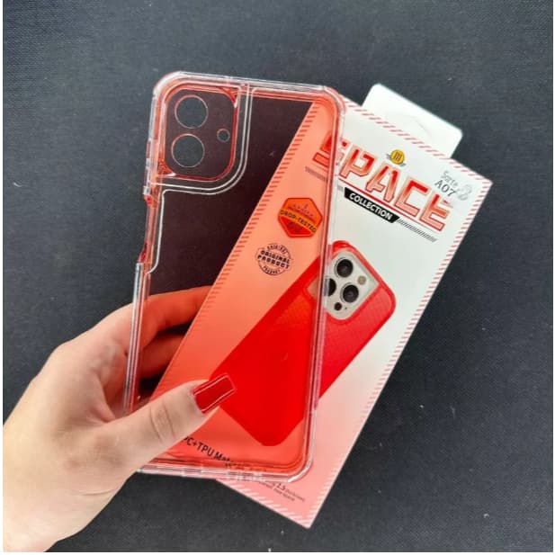 Kit Capa + Pelicula 3D ou só Capinha Space 3 PREMIUM Colorida Pra Samsung Galaxy A07 / A08