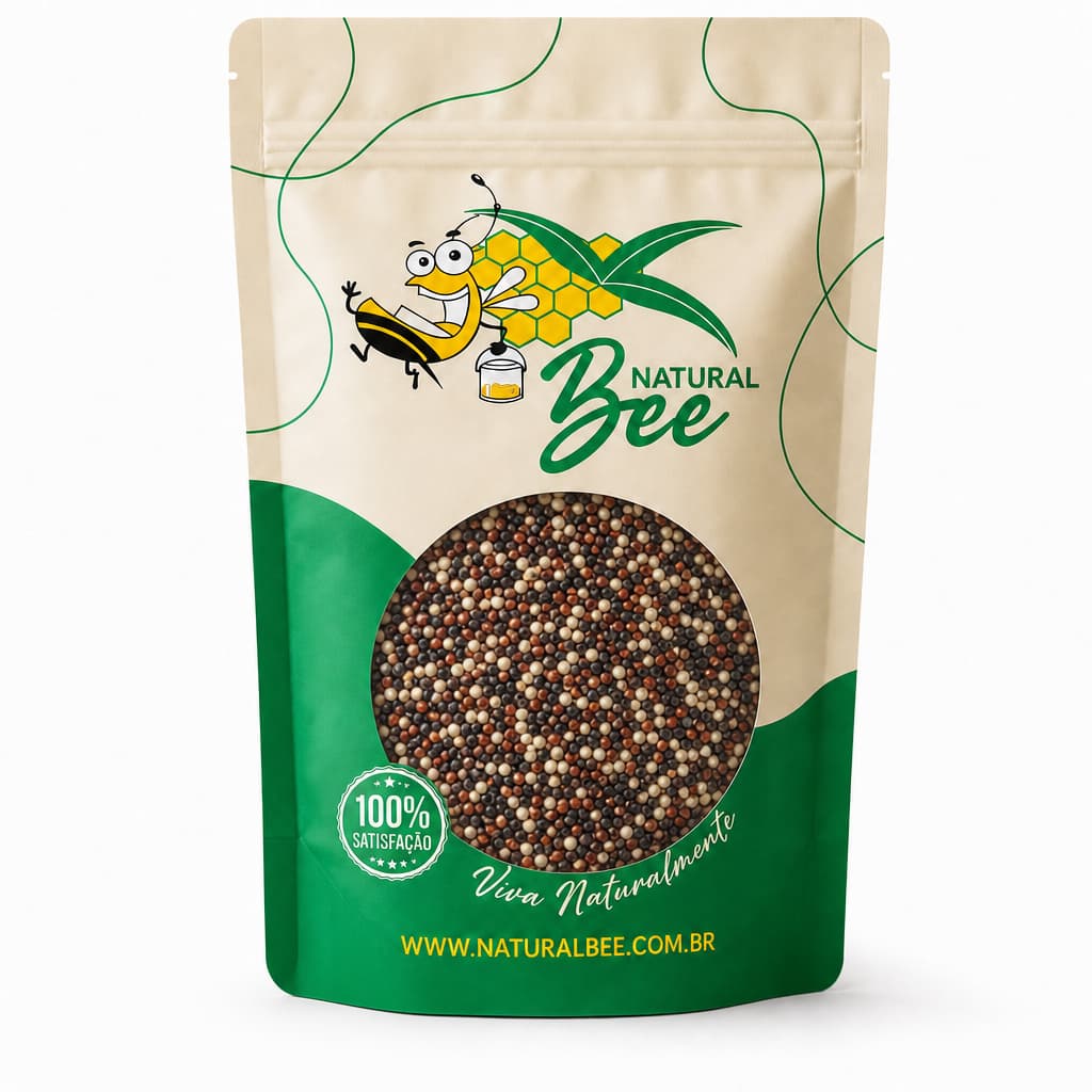 Mix De Quinoa Em Grãos 1Kg ou 500g Selecionados Vegano Fitness Premium Gourmet Natural Saudável