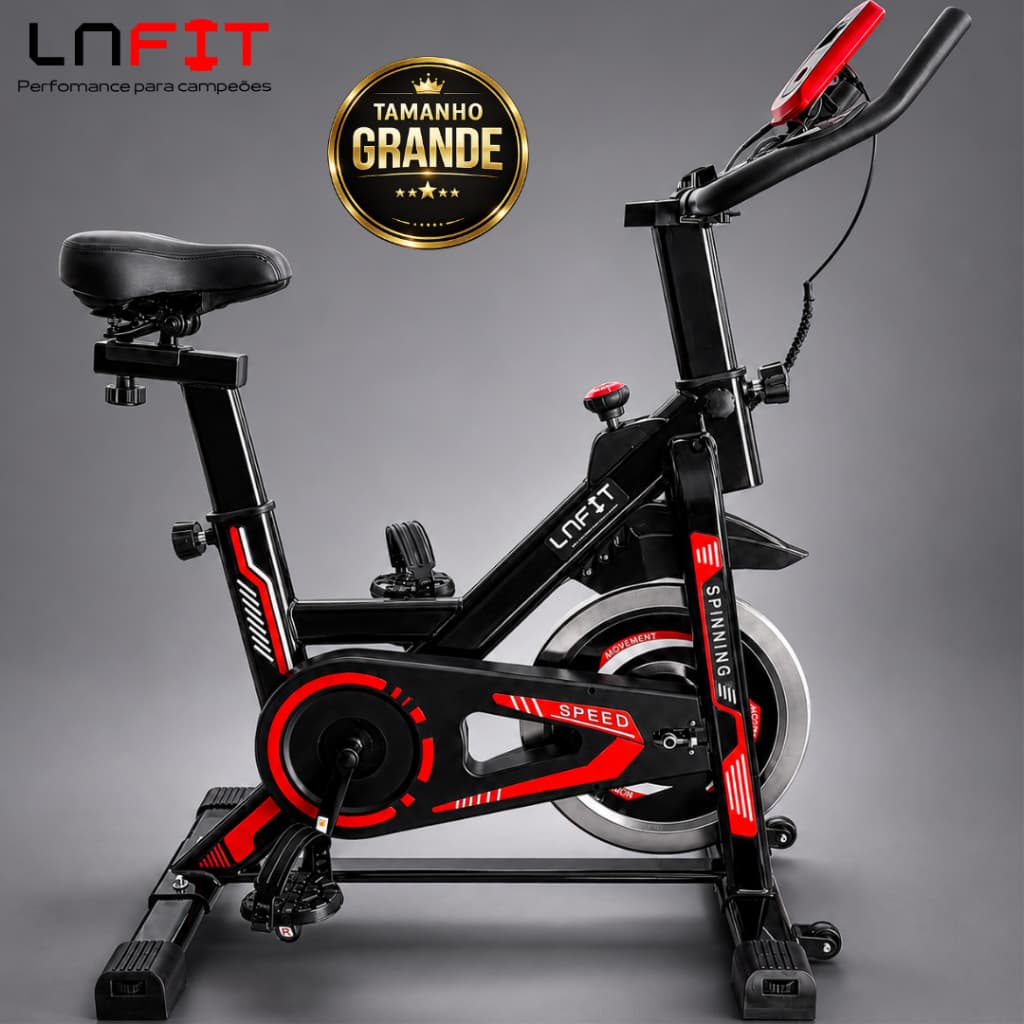 Bicicleta Ergométrica Spinning Bike Sport Elite Grande Real LN FIT