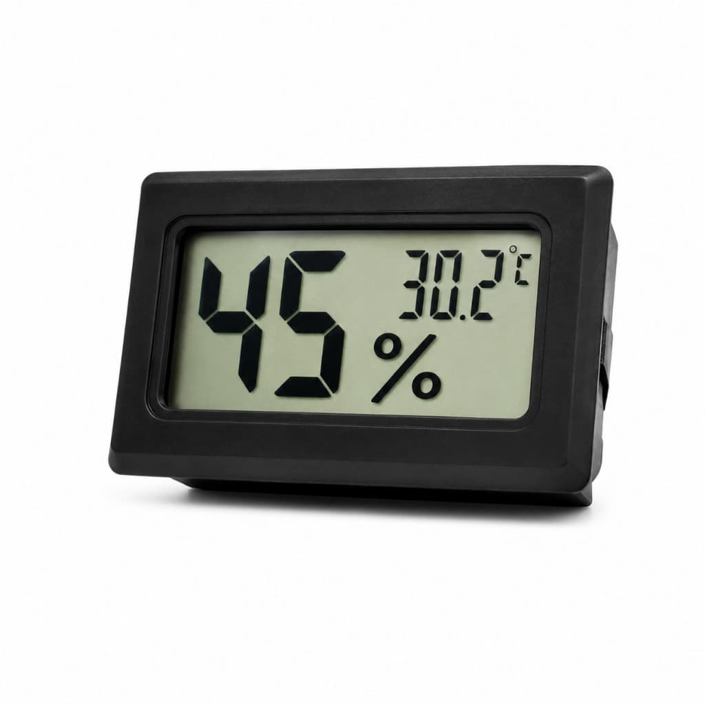 Higrômetro Digital Pequeno Portátil Medidor de Umidade e Temperatura