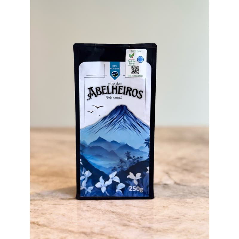 CAFÉ ESPECIAL PICO DOS ABELHEIROS  100% CANEPHORA (Conilon) 250g -Torra Média EM GRÃOS