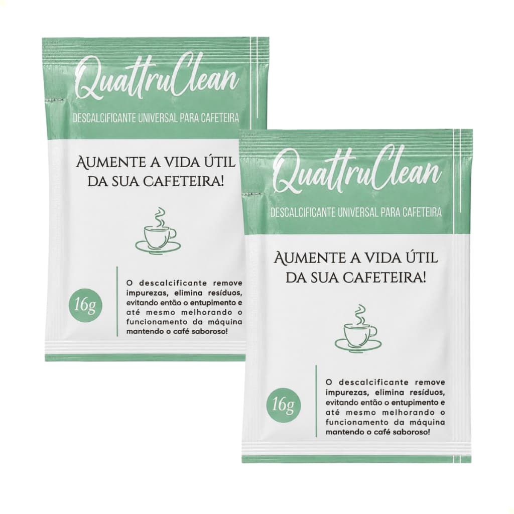 Kit Trip 2 Sachês para Viagens Descalcificante de Limpeza para Todas Cafeteiras expresso