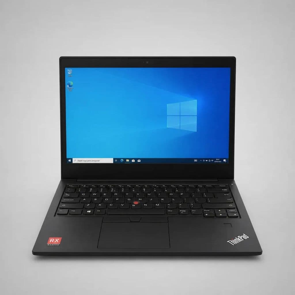 Notebook Lenovo Thinkpad E480 Core I7 8th 8gb Ddr4 Ssd Rx550 Dedicada Promoção!!