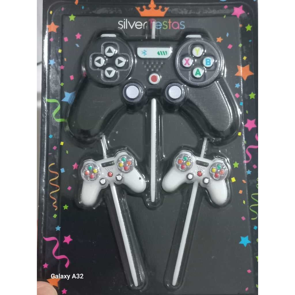 Vela Aniversário Video Game / Controle Remoto