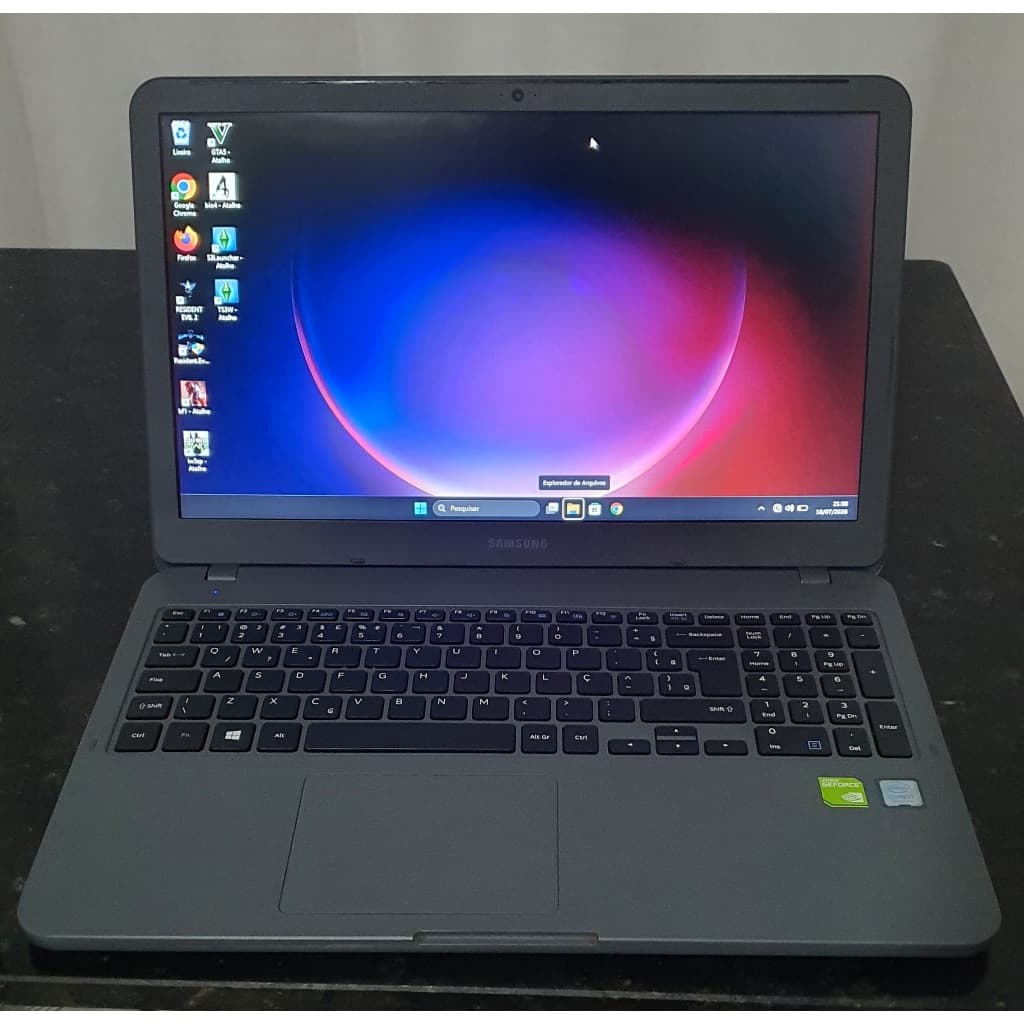 Notebook Samsung Gamer, Core i7, Placa de video, Nvidia, 12gb ram, 720gb SSD, Tela 15.6p