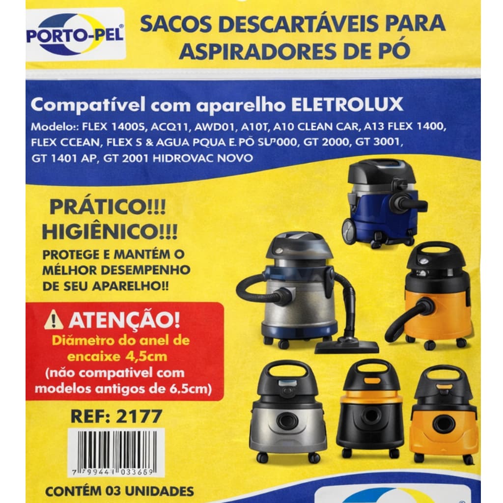 Sacos Para Aspirador De Pó Electrolux AQP 20 a Pronta Entre