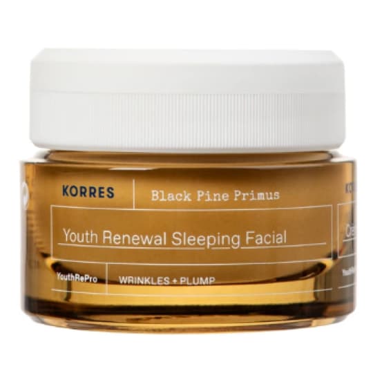 Korres Black Pine Primus Creme Facial Noturno Anti-idade Revitalizador 40ml