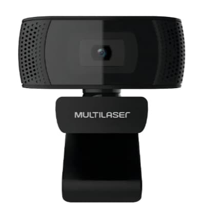 Webcam Full HD 1080P 4K Microfone USB Preto Multilaser - WC050