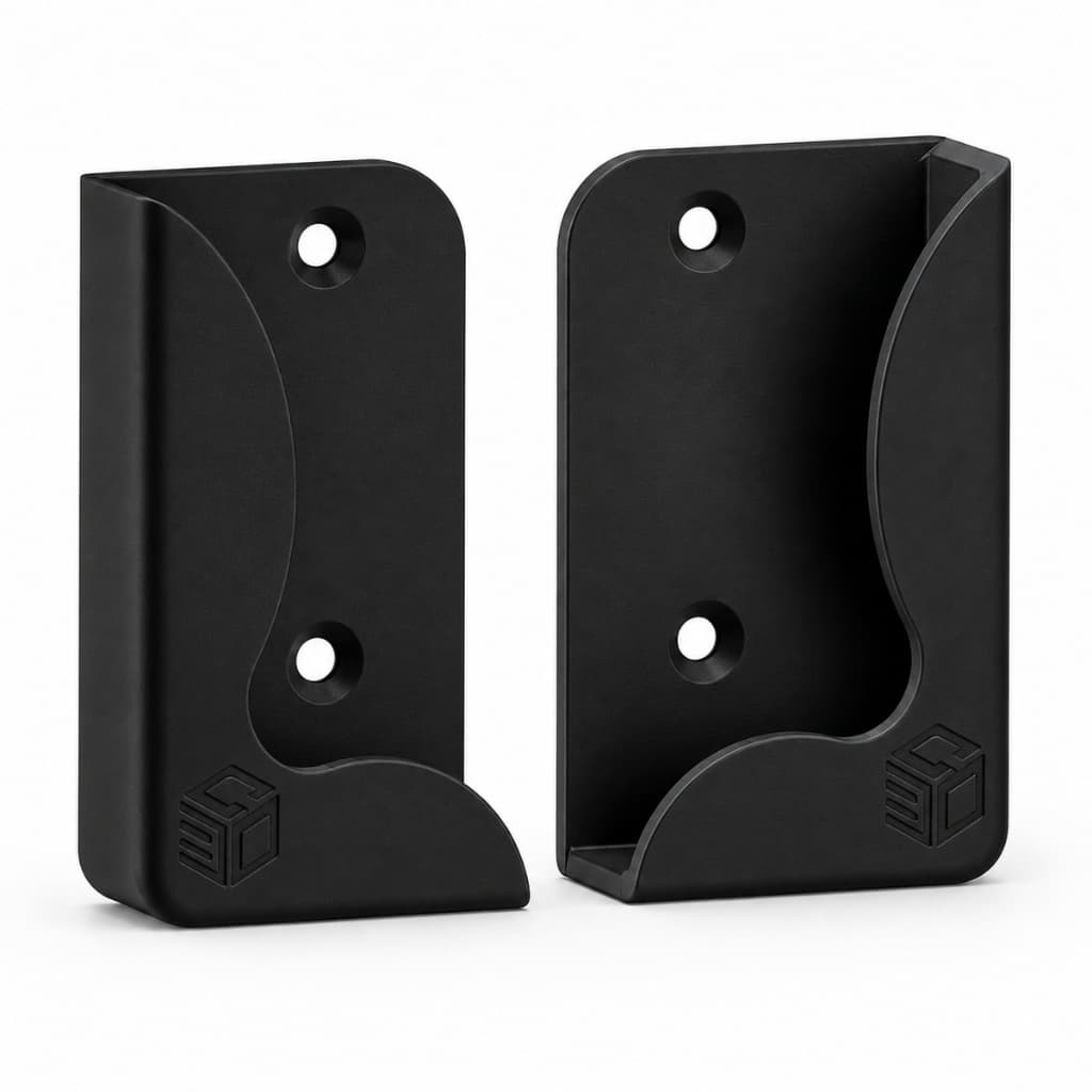 Suporte De Parede Universal Compatível Com Tablet iPad Apple Samsung celular Setup Gamer Pc Organizar Concept 3D Print