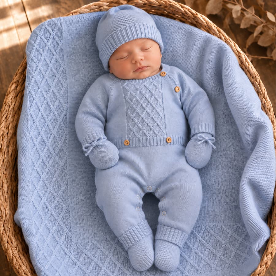 Kit Roupa Bebê RN Saída Maternidade Premium 4 Peças Luxo Presente Enxoval Chá de Bebê