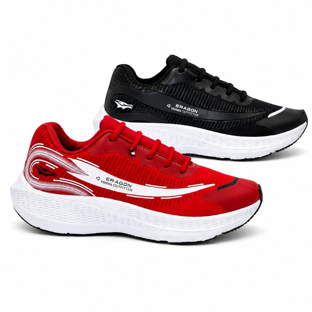 Kit 2 Pares Tênis Masculino Running Esportivo Academia Caminhada Confortável Respirável