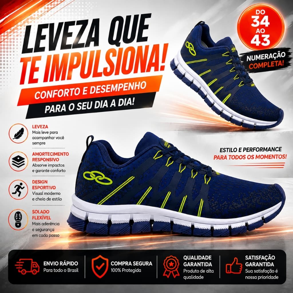 Tênis masculino academia caminhada treino corrida leve esportivo tenis feminino