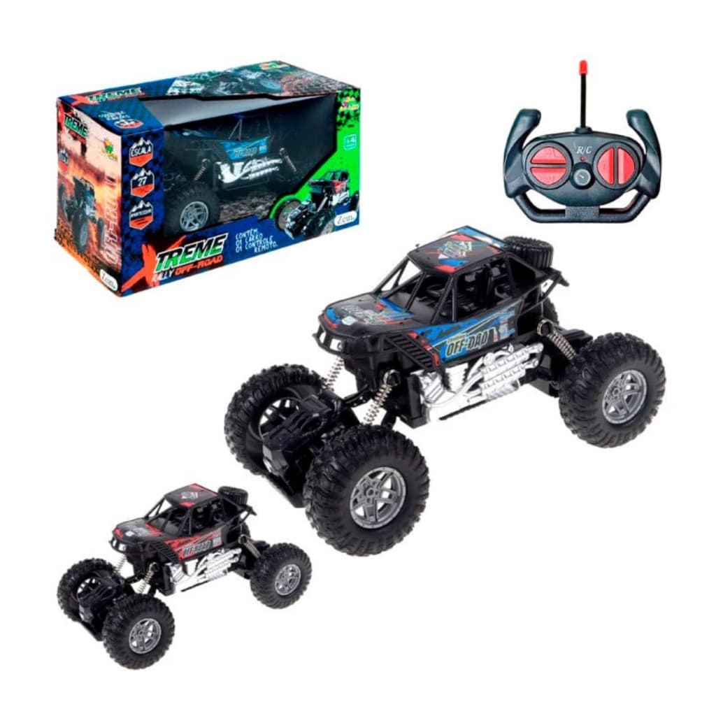 Carrinho De Controle Remoto 4x4 Off Road Rally Xtreme Envio Imediato