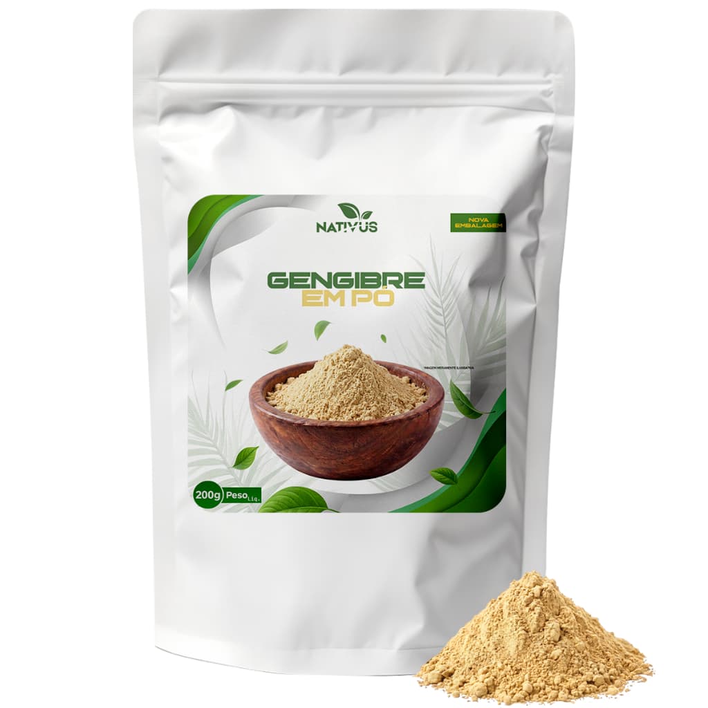 Gengibre em Pó 100% Natural Premium  - 1KG - 500g - 200g