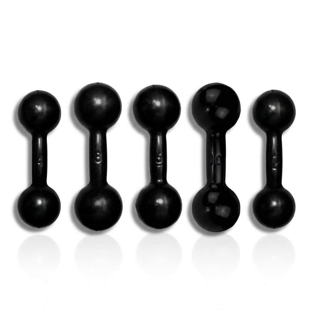 Kit Halter 2Kg + 4Kg + 6Kg + 8Kg + 10Kg de 5kg a 10kg Musculação Academia Treino Peso Fitness Gym Exercícios Ferduor