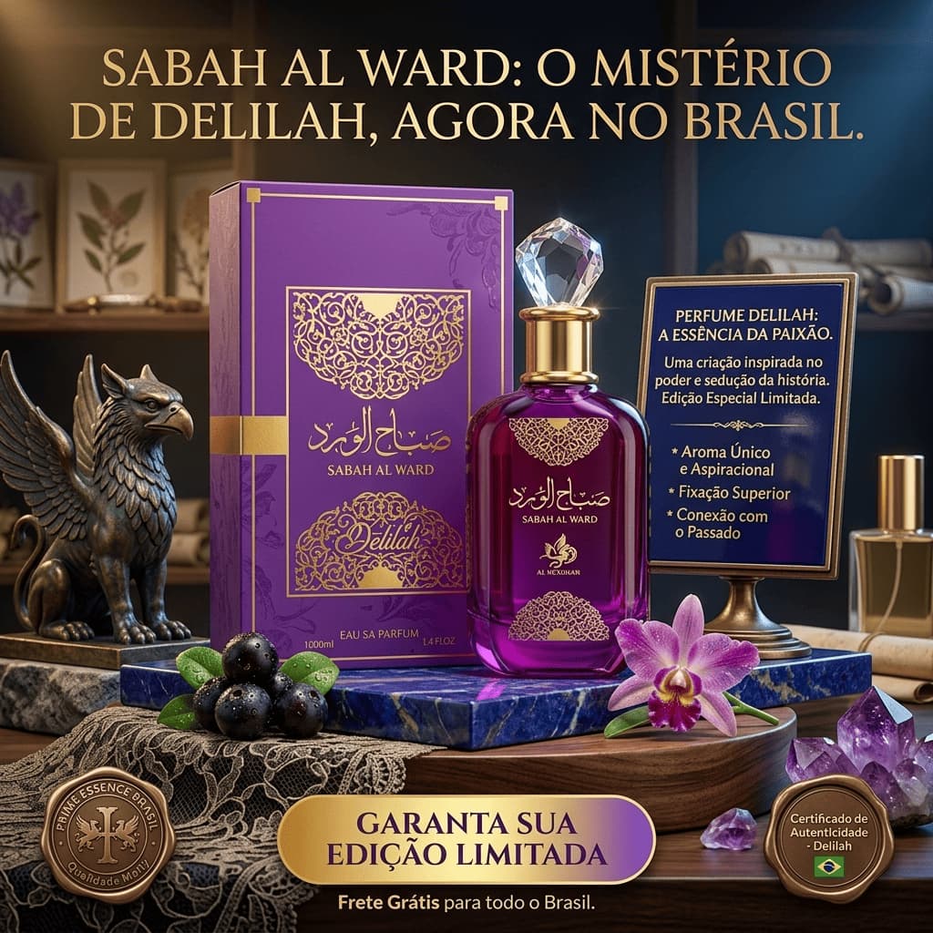 Al Wataniah Sabah Al Ward Delilah EDP 100ml Feminino Perfume Importado