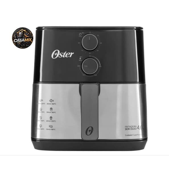 Fritadeira Elétrica Sem Óleo Oster 1500W 4,6 Litros OFRT520-220