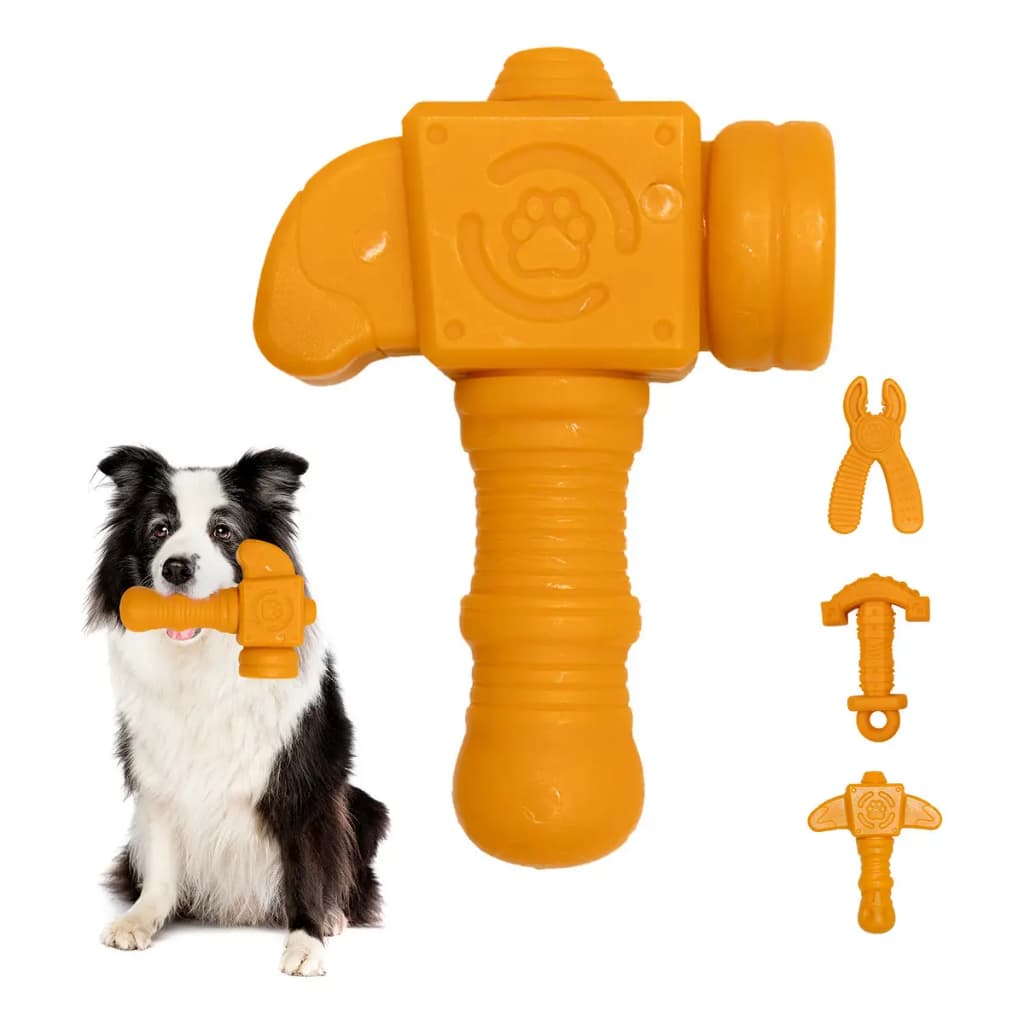 Brinquedo para Cachorro Mordedor Resistente Interativo para Cães Limpeza dos Dentes e Alívio do Estresse - Momovida
