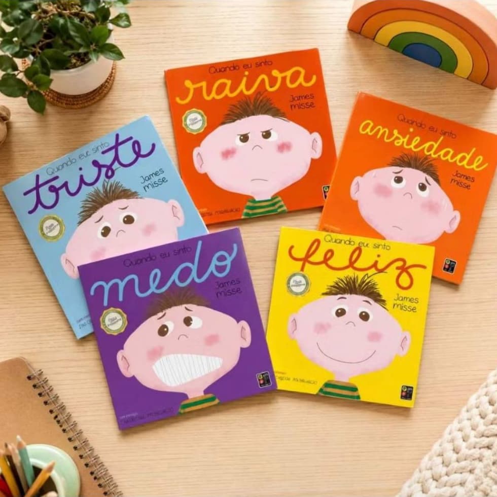 Livros educativos-emoções