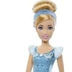 Boneca Princesa Saia Cintilante, Boneca Articulada com Look Brilhante, Saia Removível e Acessórios Temáticos(CINDERELA)