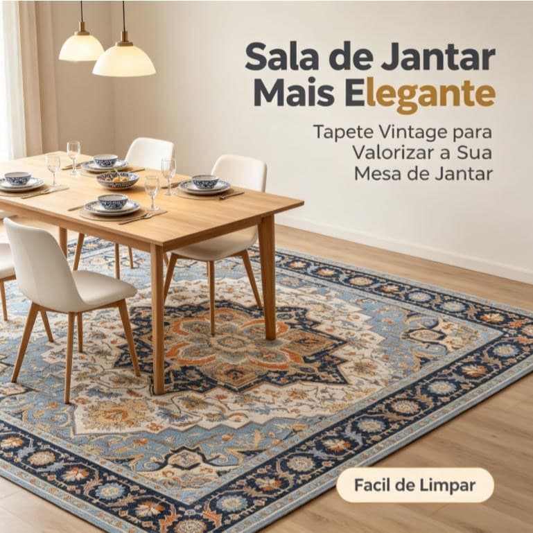 TAPETE DECORATIVO 155X95CM ANTIDERRAPANTE PARA SALA QUARTO COZINHA VÁRIAS CORES