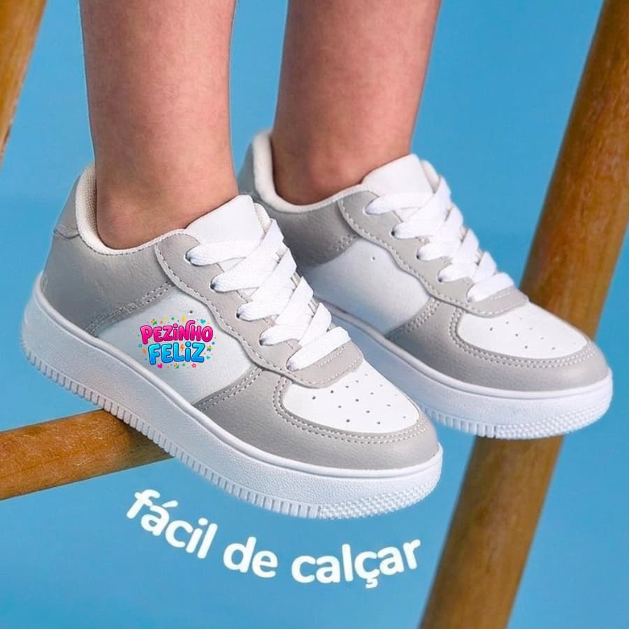 Tenis infantil menina menino confortavel calçado premium básico modinha