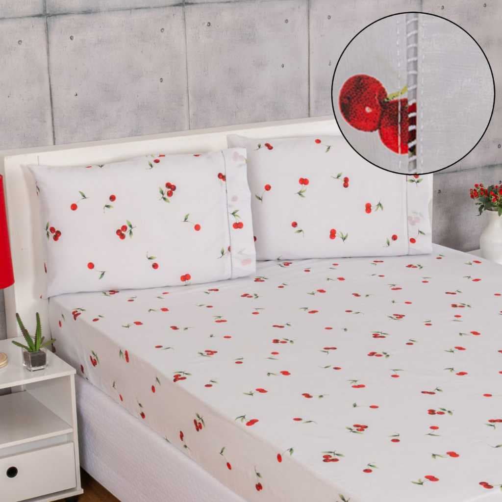 Jogo de Cama Percal 180 Fios 100% Algodão Lençol Casal Queen King Solteiro Kit 2 e 3 Peças