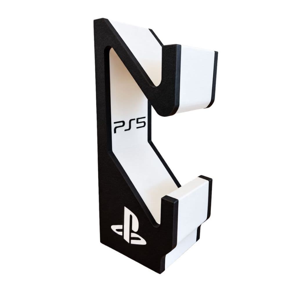 Suporte Duplo Controle PS5 Base Gamer | Organizador DualSense Para 2 Controles | Video Game | 2 Modelos disponíveis