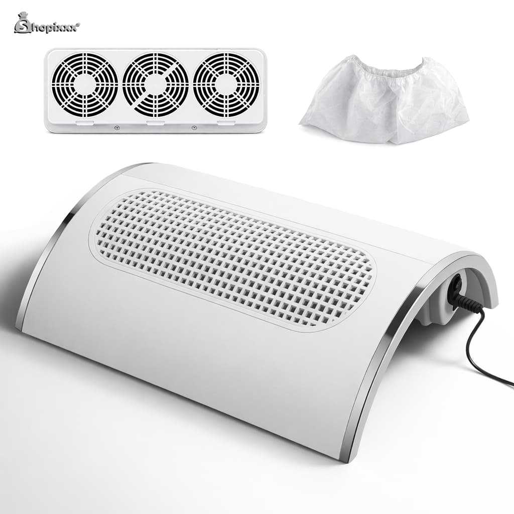 Coletor Sugador Aspirador de Pó De Unhas 3 Coolers Manicure Profissional 110V/220v