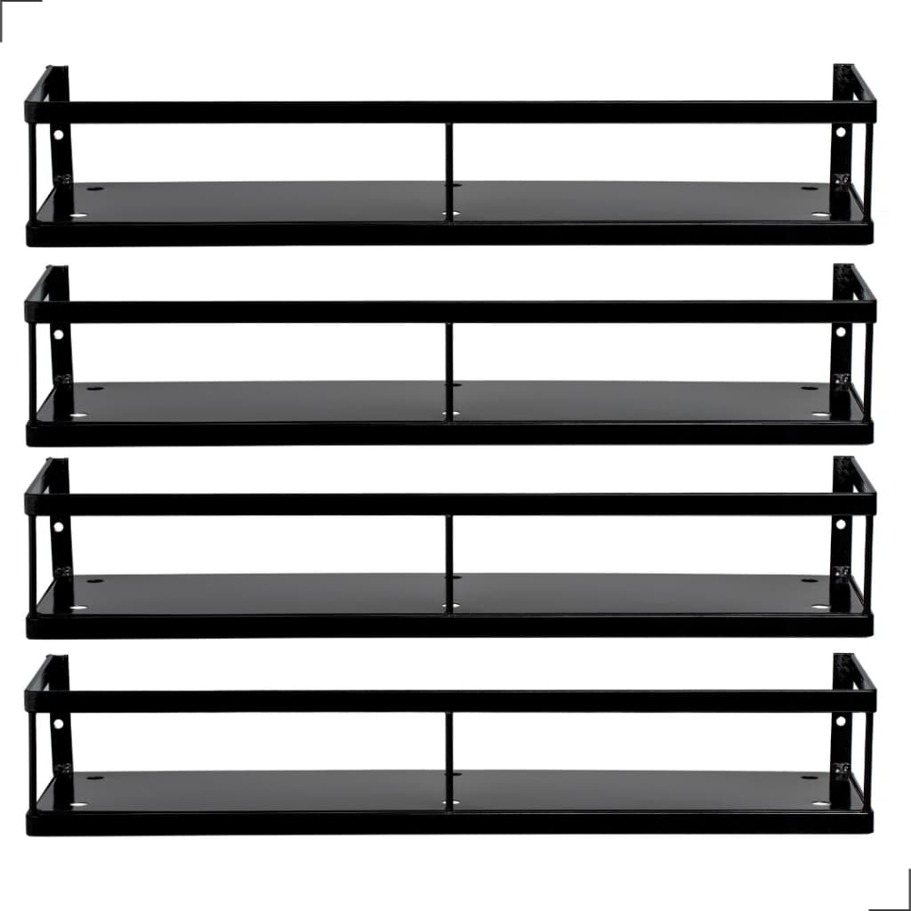 Kit 4 Suporte Para Vaso de Planta Parede Prateleira de Aço Floreira Jardim Até 10 Quilos