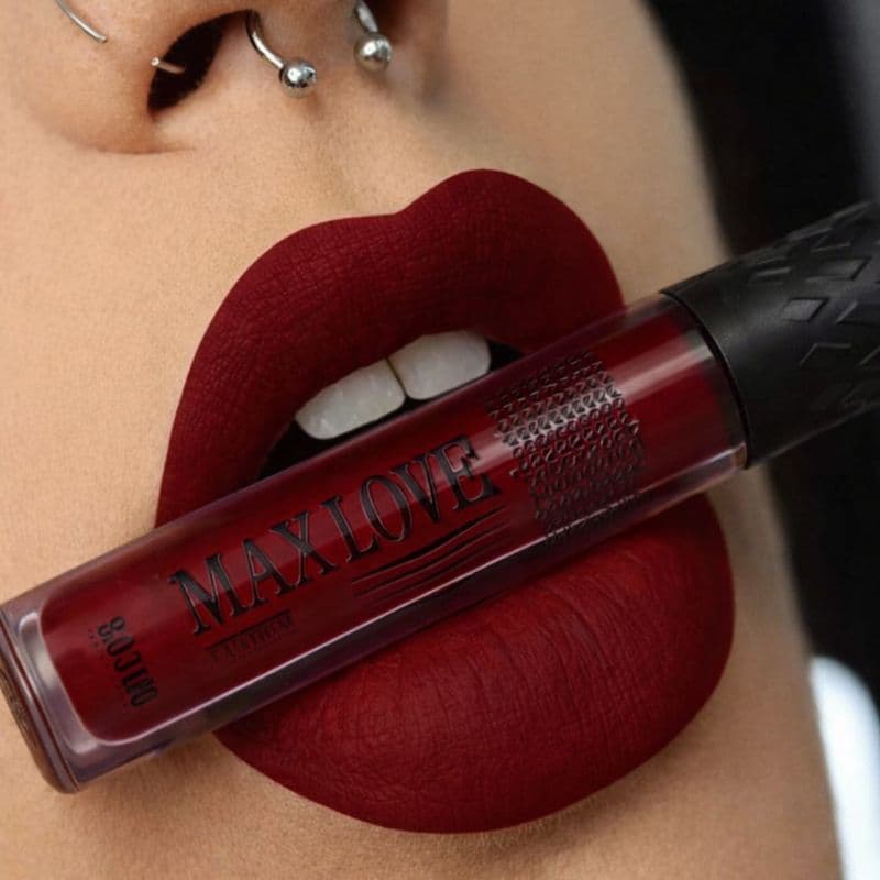 Batom Líquido Matte 24H Cor 28 Vermelho Natal Max Love Longa Duração