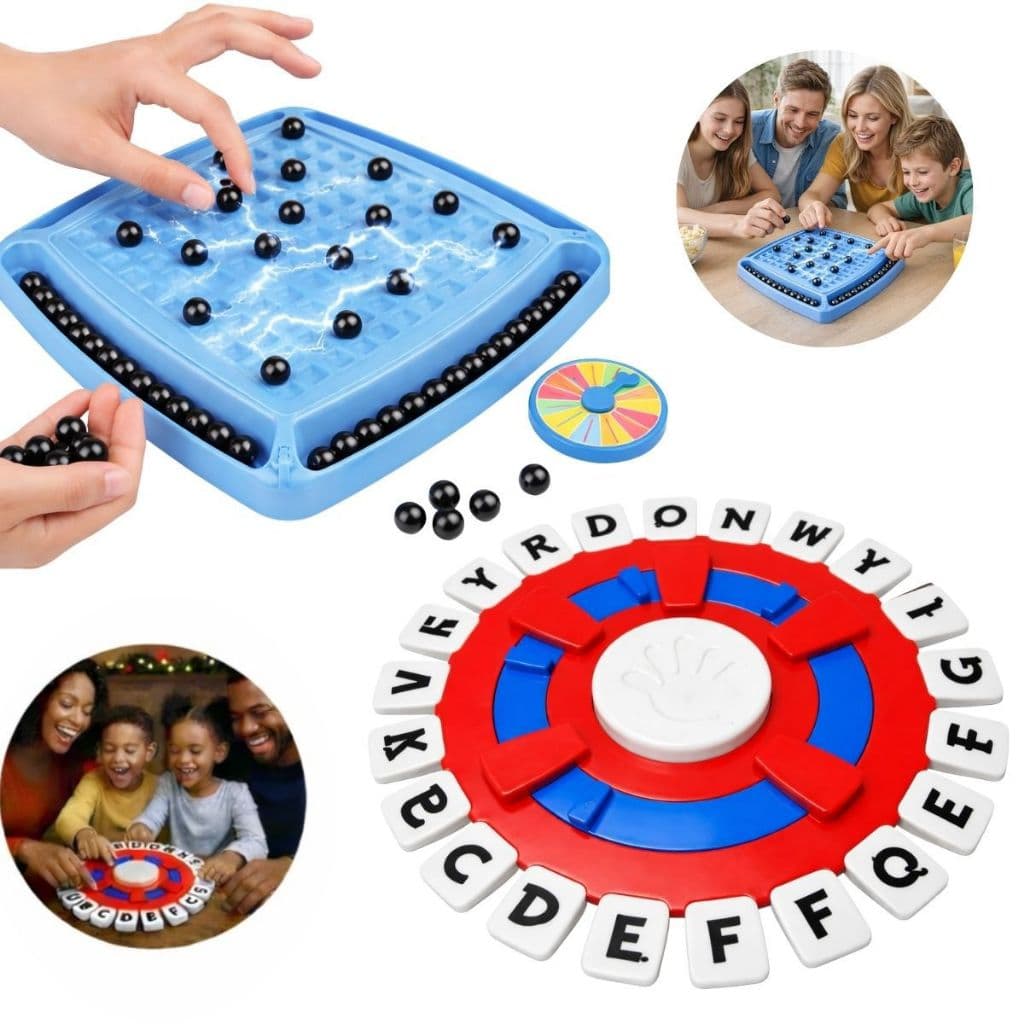 Kit Jogos Xadrex Magnético e Stop Trava Letra Tabuleiro Portátil Divertido Jogos em Familía