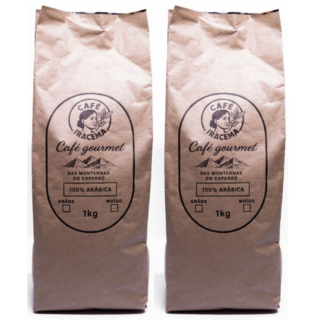 2 Kg Café Em Grãos Iracema 100% Arábica Matas De Minas