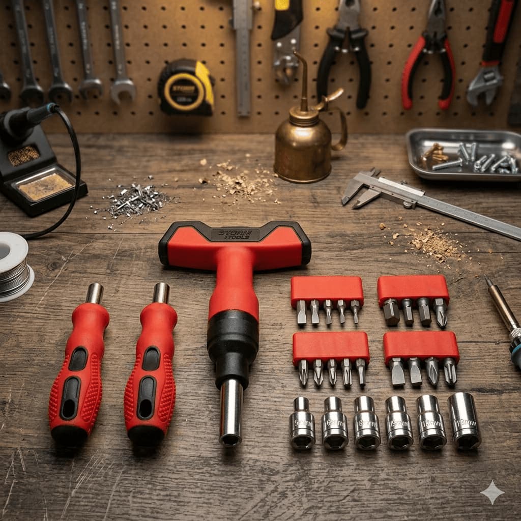 Kit Completo Jogo Chaves Ponteiras Variadas Montagem Reparos Manutenção Ferramentas