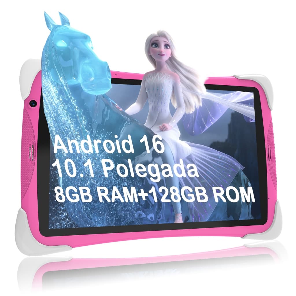 10 Polegada Tablet Infantil Kids Android 16 com 8GB de RAM e 128GB de ROM, com 5G WIFI bluetooth