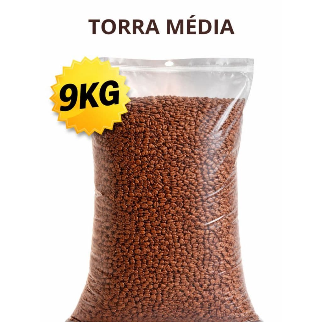 9kg Café em grãos torrado - torra média - 100% arábica - DIMOÁ CAFÉS