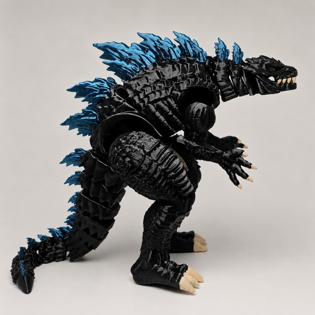 GODZILLA ARTICULADO GIGANTE – 27CM | BONECO GODZILLA COLECIONÁVEL