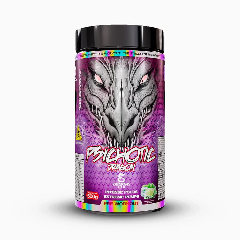 Pré Treino Psichotic Dragon 500g - Demons Lab