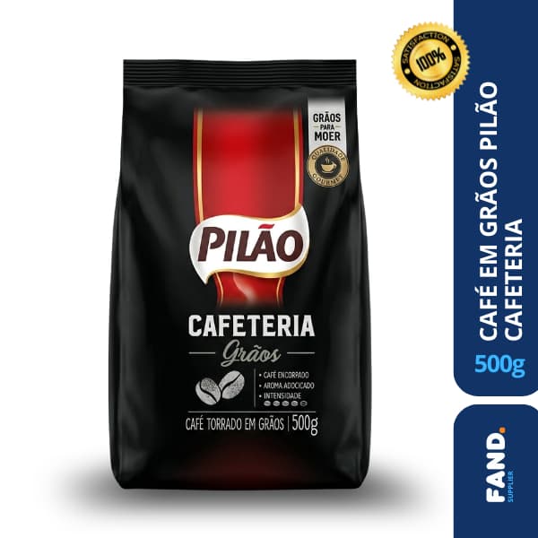 Café em Grãos Pilão Cafeteria 500g - Torra Média Gourmet