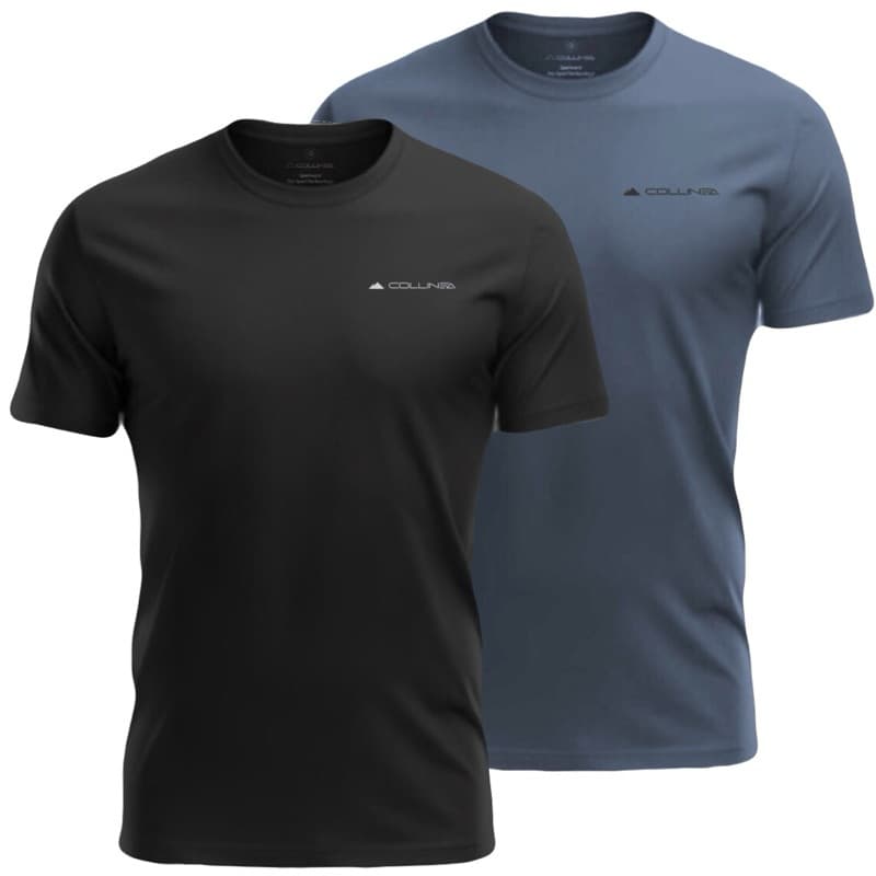 Kit 2 Camiseta masculina Dry Fit para corrida academia treino musculação