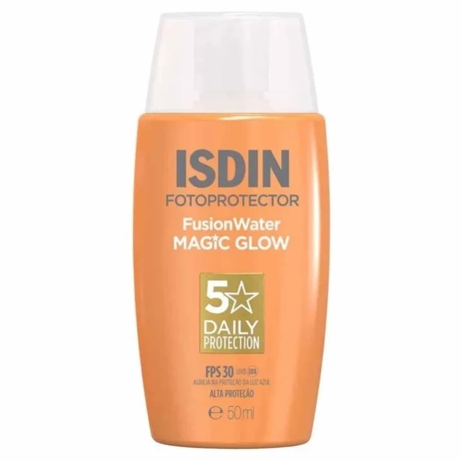 Protetor Solar Facial Isdin Fusion Water Magic Glow Fps 30 50ml Isdin