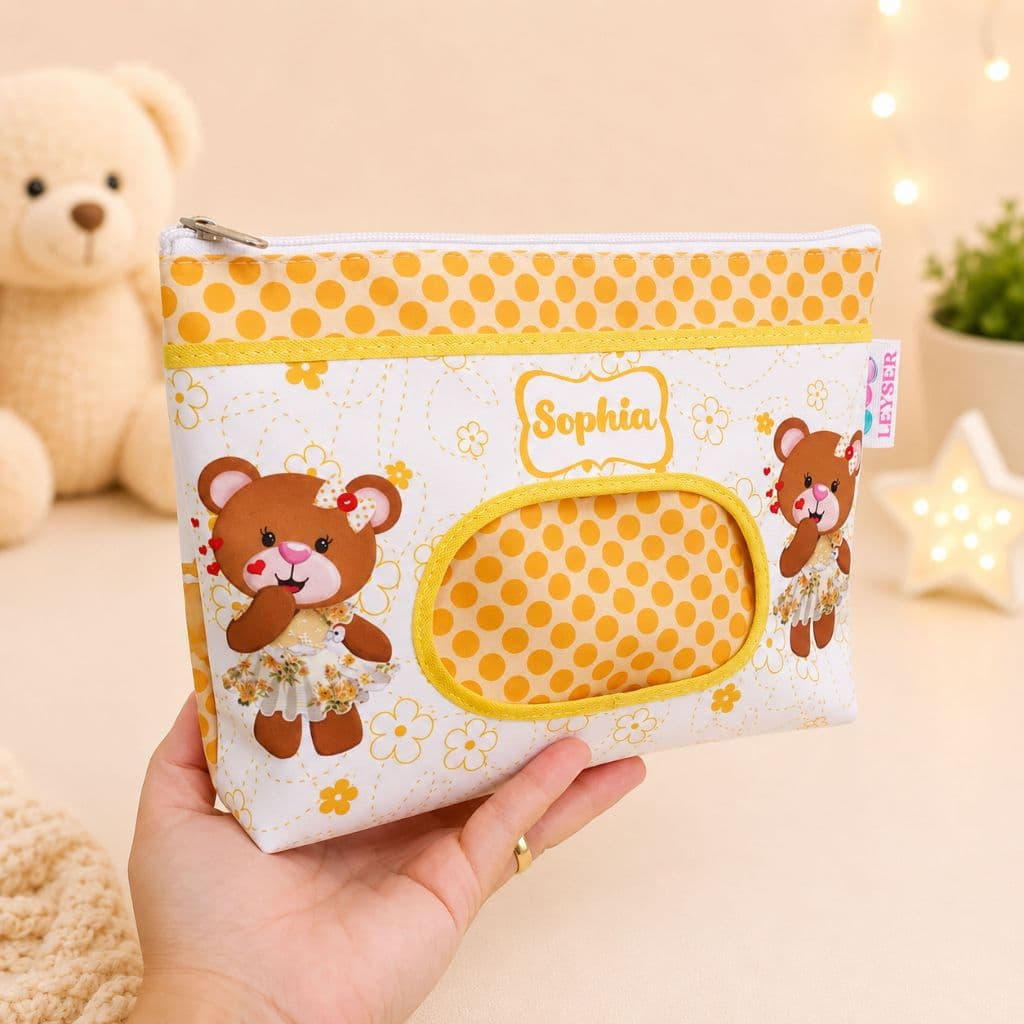 Necessaire Porta Fralda + Lenço Umedecido | Organização Perfeita do Bebê