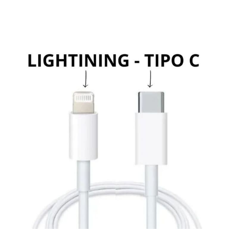 CABO PARA IOS  Lightning -  Tipo C DE CARREGAMENTO RÁPIDO DADOS DE 1M
