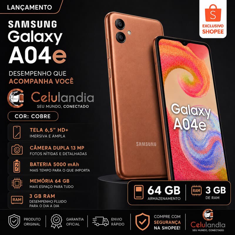 Samsung A04e 64 Gigas Seminovo