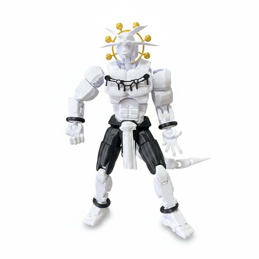 Boneco Dummy Mahoraga Gigante 22cm (Jujutsu Kaisen) 100% Articulado | Alta Qualidade