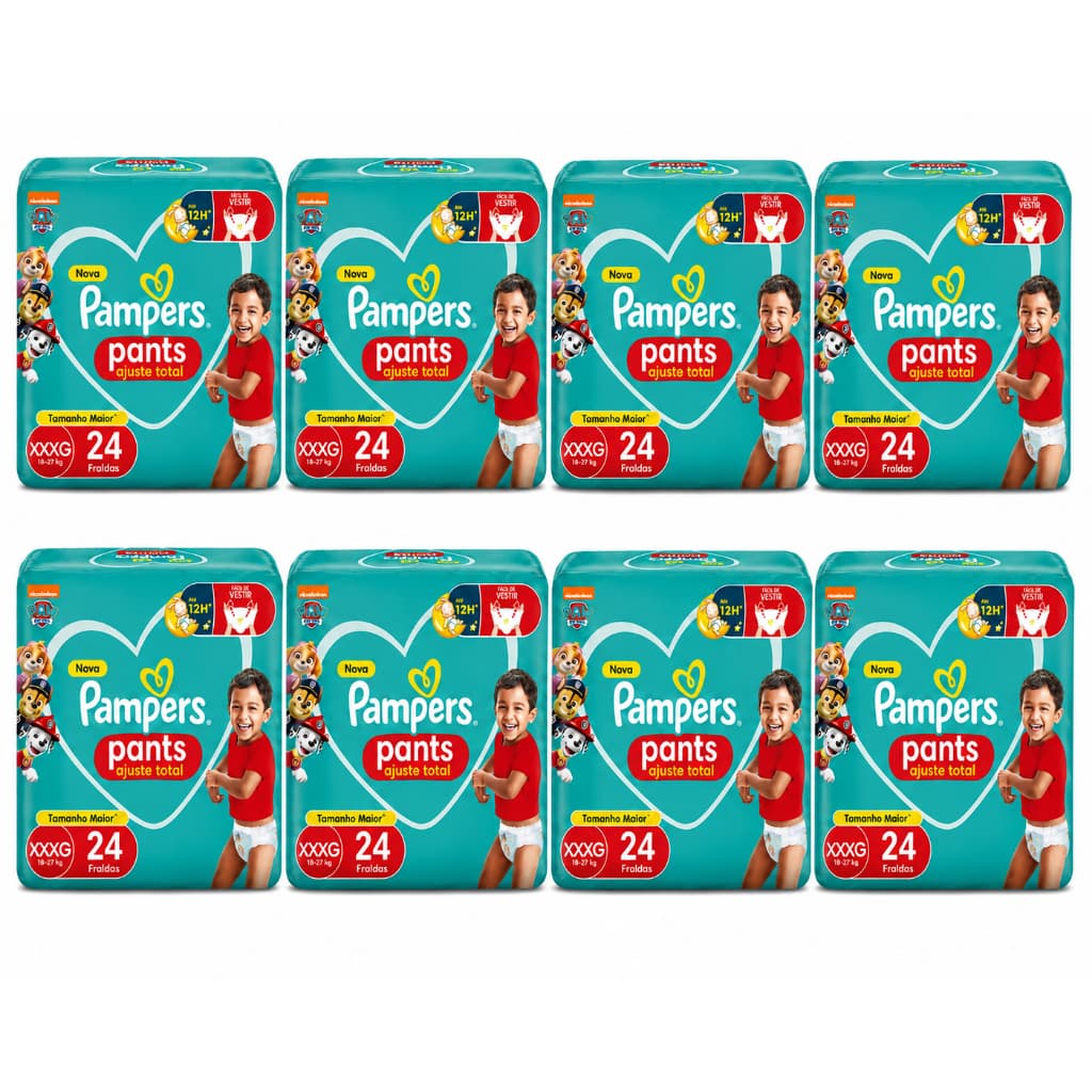 Fraldas Pampers Super Pants Ajuste Total  Xxxg