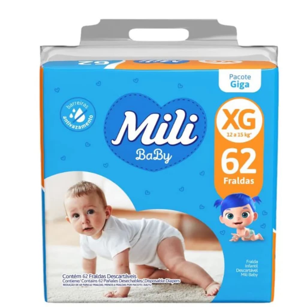 Fralda Mili Baby - Giga XG