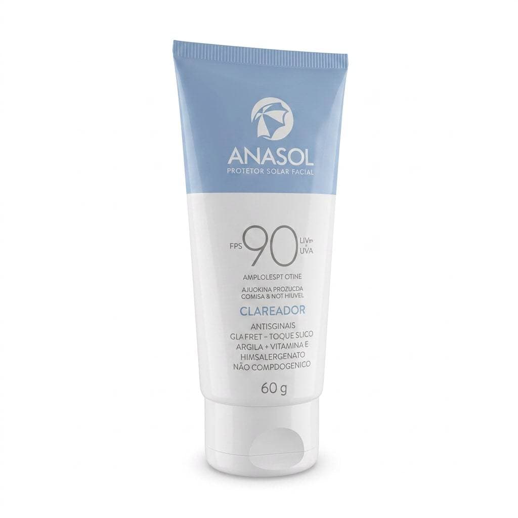 Anasol Protetor Solar Facial Clareador FPS 90 60 G